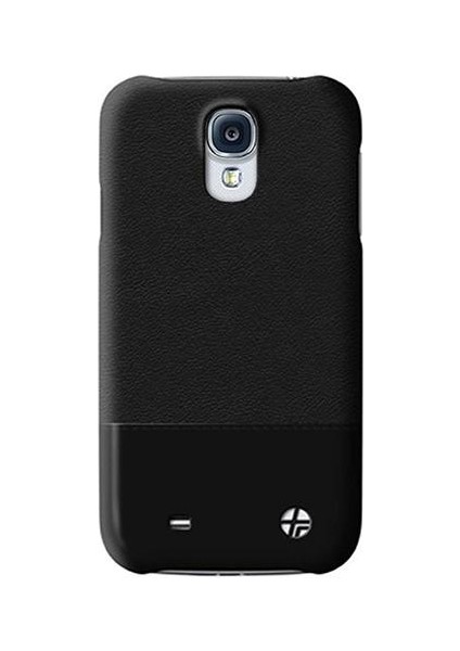 Samsung Galaxy S4 Kılıf Trexta Marka Deri Dokulu Dikişli Sert - Siyah modelleri