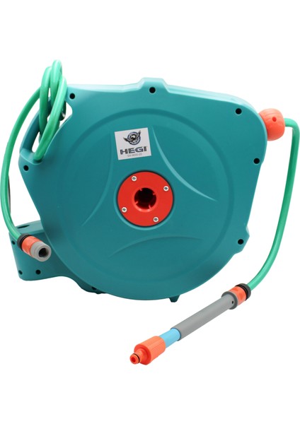 Hegı 20 Metre Makaralı Bahçe Sulama Hortum Seti SX-9000-20