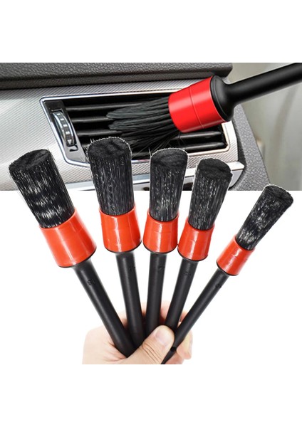 Oto Temizlik Detay Fırça Seti Dash Brush Oto Detaylı Fırça Seti (5li Set )