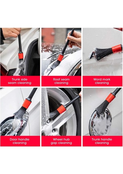 Oto Temizlik Detay Fırça Seti Dash Brush Oto Detaylı Fırça Seti (5li Set )