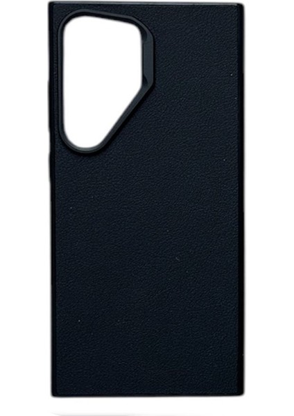 Samsung Galaxy S25 Ultra Kılıf Vegan Deri Silikon