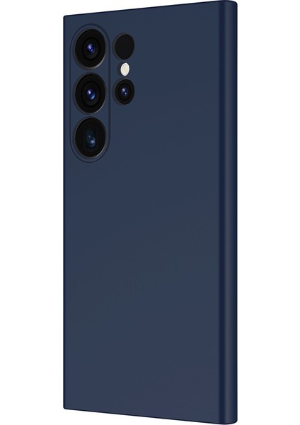 Samsung Galaxy S25 Ultra Kılıf Lansman Içi Kadife Silikon + Ekran Koruyucu