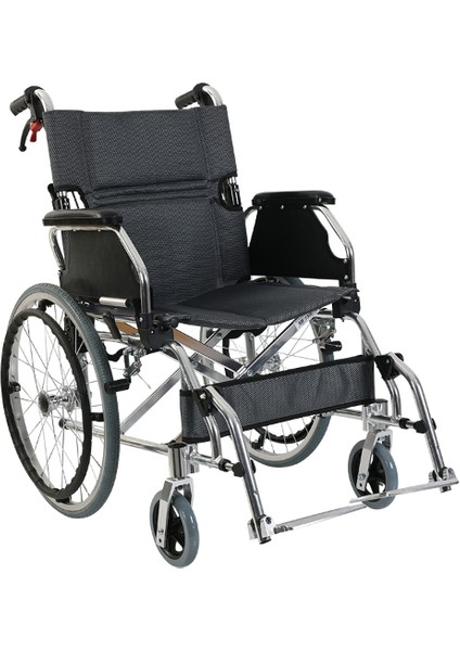̇ G-605 Alüminyum Manuel Transfer Tekerlekli Sandalye / Aluminum Manual Trasnfer Wheelchair