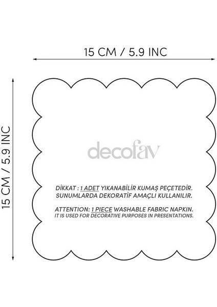 Sulu Boya Çiçekli Sokak Tasarımlı Etrafı Nakışlı Kokteyl Peçetesi 1 Adet fiyatları