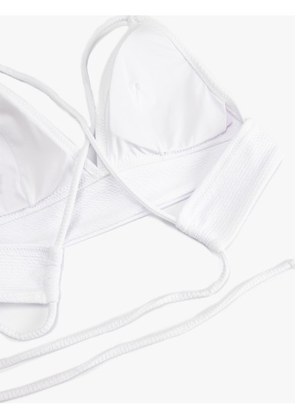 Arkası Çapraz Askılı Bağlama Detaylı Bralet Bikini Üstü fiyatları