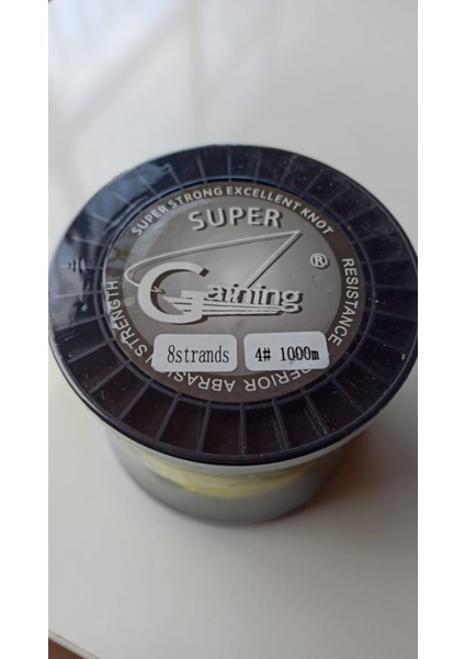 Seri 8 Tel 4 Örgülü 1000M Olta Misinası Çok Filamentli Pe Misinası Sarı (Yellow) fırsatları