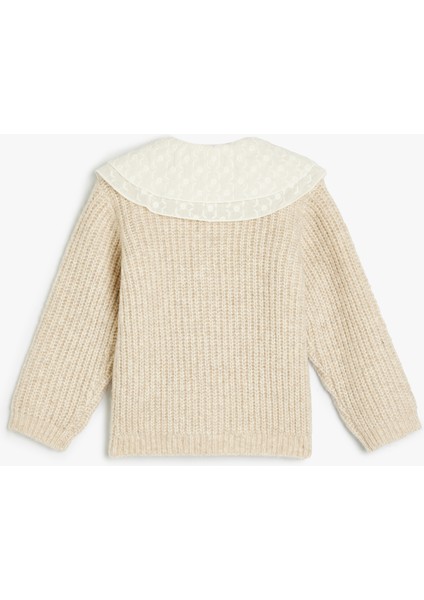 Basic Triko Hırka Bebe Yaka Düğme Detaylı fiyatları