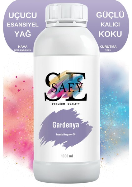 Gardenya Esansiyel Uçucu Koku Yağ Buhurdanlık Yağı Difüzör Esansı Hobi Esans 1000ml