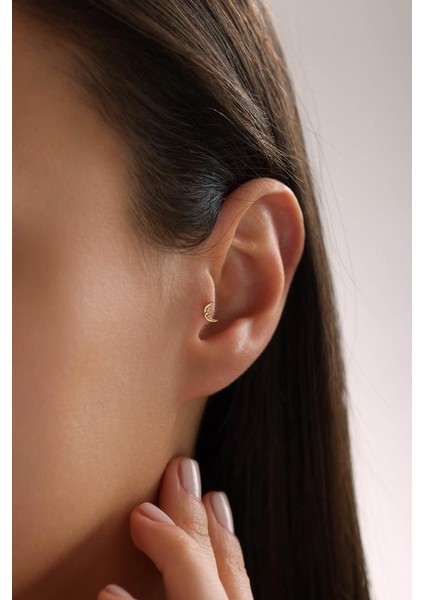 Altın Ay Piercing