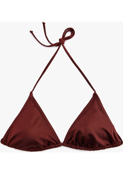 Astarlı Pedli Üçgen Bikini Üstü