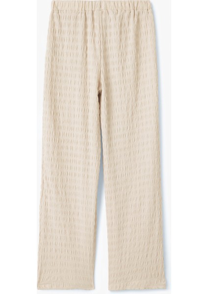 Beli Lastikli Dokulu Bol Paça Dokulu Pantolon fiyatları