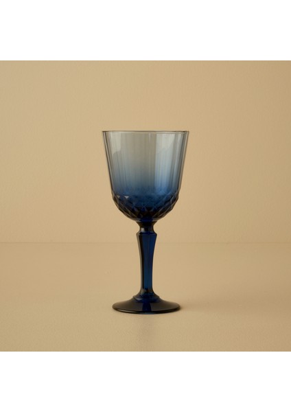 Marin Colore Kesme Kadeh 6'lı Mavi (310 cc)