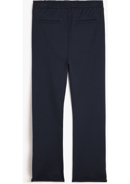 Beli Bağcıklı Cep Detaylı Pamuk Karışımlı Eşofman Pantolon fiyatları