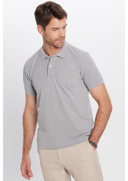 Erkek Slim Fit Dar Kesim Pamuklu Yumuşak Dokulu Serin Tutan Kumaş Düz Pike Polo Yaka Tişört fırsatları