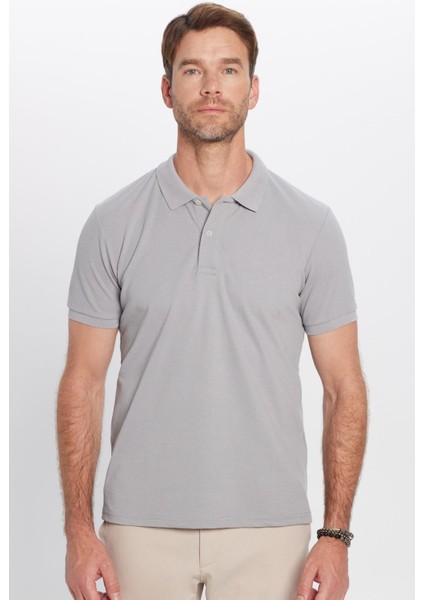 Erkek Slim Fit Dar Kesim Pamuklu Yumuşak Dokulu Serin Tutan Kumaş Düz Pike Polo Yaka Tişört indirimleri