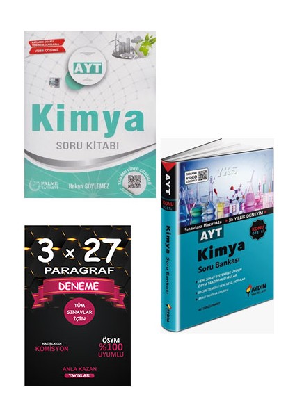 AYT Kimya Soru Kitabı – Anla Kazan Paragraf
