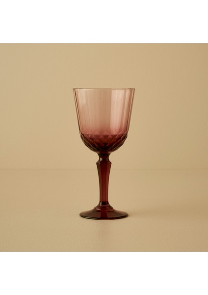 Colore Kesme Kadeh 6'lı Gül Kurusu (310 cc)