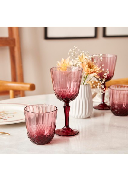 Colore Kesme Kadeh 6'lı Gül Kurusu (310 cc) fiyatları