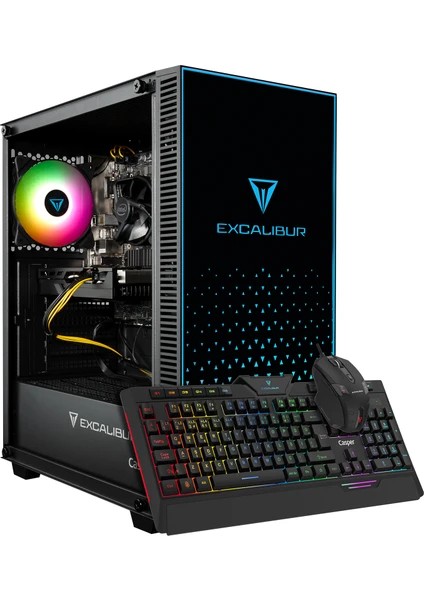 Excalibur Intel Core I9 12900F E65H.121F-8V50X-0FC-183 40GB 2tb RTX3050 Windows 11 Pro Masaüstü Bilgisayar