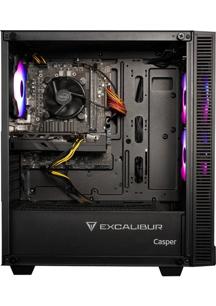 Excalibur Intel Core I7 12700KF E65H.121F-8V50X-0FC-138 16GB 4tb RTX3050 W11PRO Masaüstü Bilgisayar