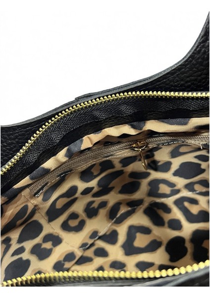 Hakiki Süet Deri Metal Tutma Saplı Siyah Renkli Kadın El ve Omuz Çantası modelleri