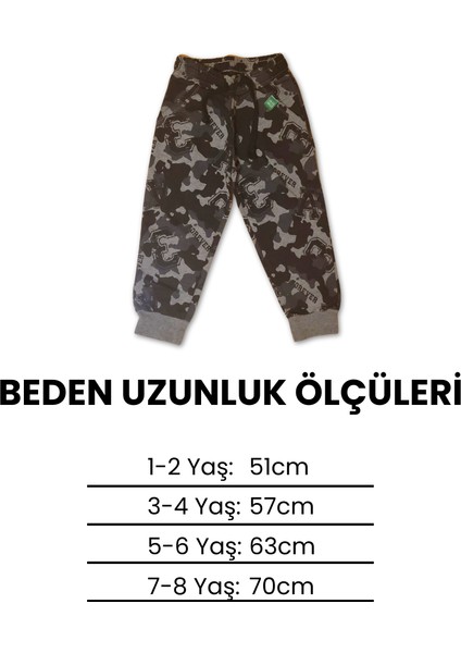 Erkek Çocuk Içi Şardonlu Eşofman Tek Alt