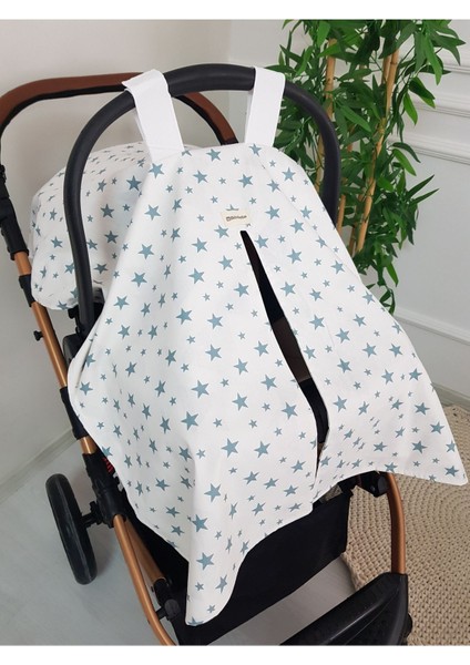 Geometrik , Yıldızlı Çift Taraflı Ponponlu Puset Örtüsü modelleri