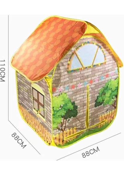 Çocuk Çadır Oyun Evi Küçük Ev Okyanus Topu Havuz Tünel Çadır Parti Oyuncak Oyun Evi (Yurt Dışından)
