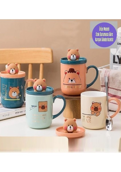 Ayıcık Figürlü Şirin Seramik Kupa