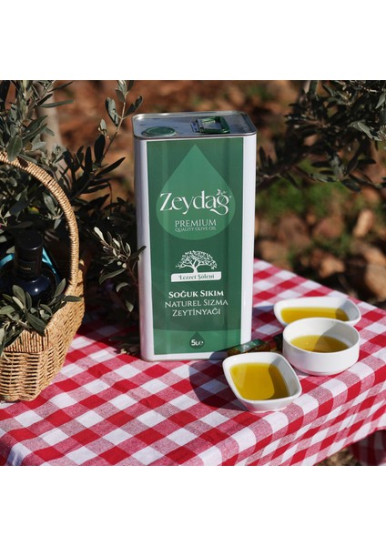 Lezzet Şöleni 5 Lt Soğuk Sıkım Naturel Sızma Zeytinyağı 4'lü Koli fırsatları