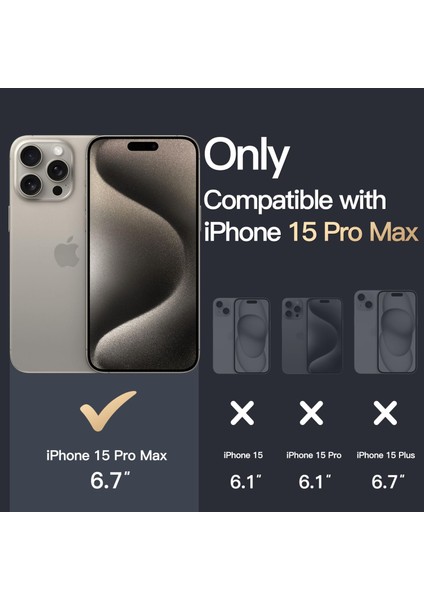 iPhone 15 Pro Max Kılıf Magsafe Wireless Şarj Özellikli Şeffaf Kılıf fiyatları