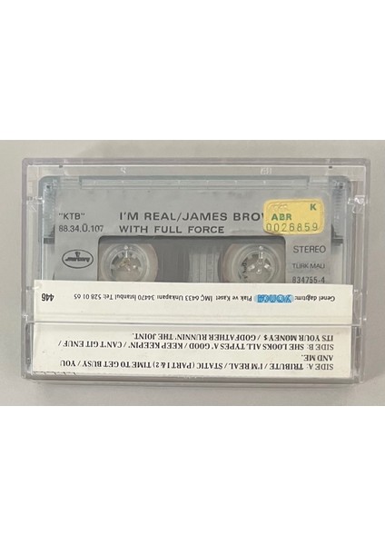 James Brown - With Full Force I'm Real Kaset