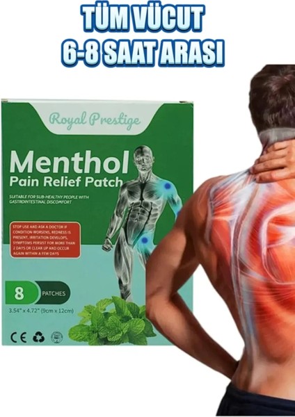 Mentollü Tüm Vücut Sızı Bandı Geleneksel Çin Şifası 8 Adet (9*12CM) fiyatları