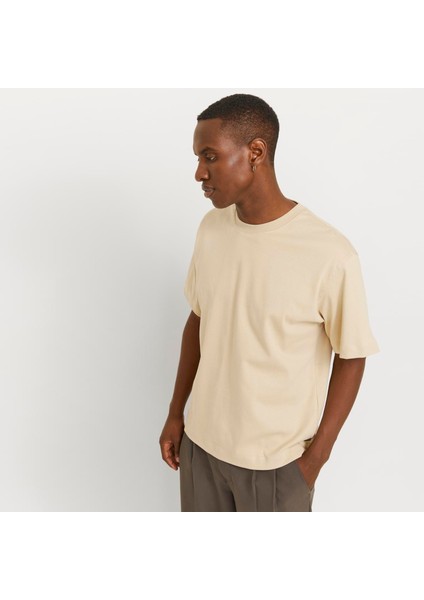 Erkek Loose Fit Kisa Kollu Tisört - Urban modelleri