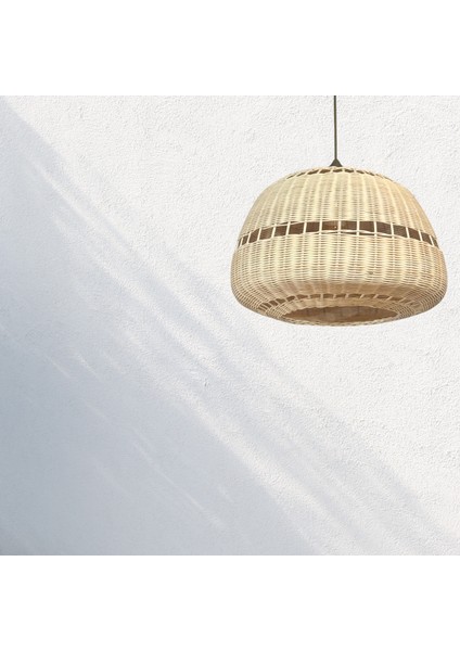 Santo Rattan Bambu Sarkıt Avize 50 cm fiyatları