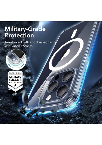 iPhone 15 Pro Kılıf Magsafe Wireless Şarj Özellikli Şeffaf Kılıf indirimleri