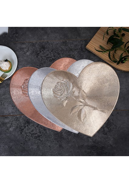 Aşk Pvc Placemat Önleyici Yağ Lekesi Yıkanabilir Isı Yalıtımlı Placemat Masa Paspası (Yurt Dışından)