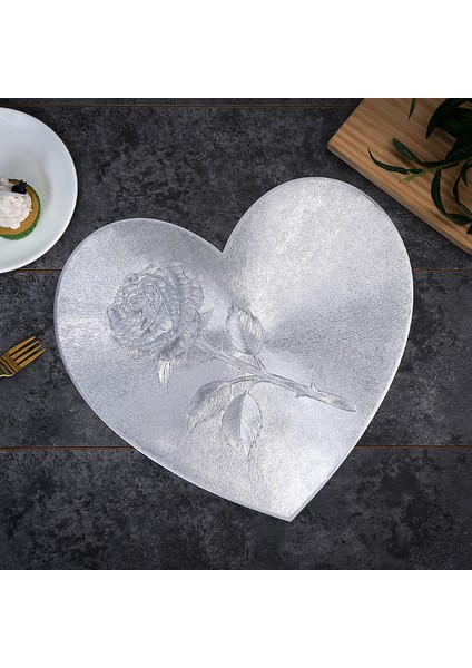 Aşk Pvc Placemat Önleyici Yağ Lekesi Yıkanabilir Isı Yalıtımlı Placemat Masa Paspası (Yurt Dışından)