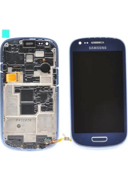 Samsung Galaxy S3 Mini İ8190 LCD Ekran Dokunmatik Mavi