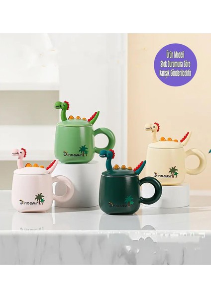 Dinozor Figürlü Seramik Kupa
