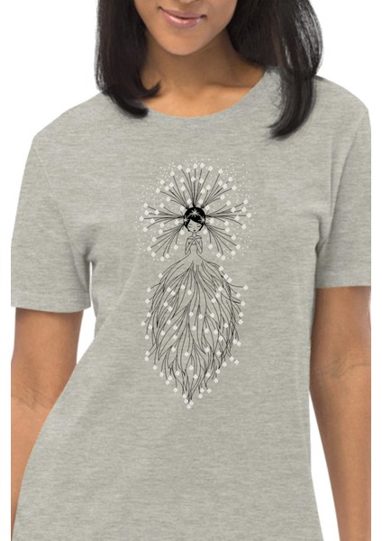 Yıldız Prenses Gri Kısa Kollu Penye T-Shirt Elbise fiyatları