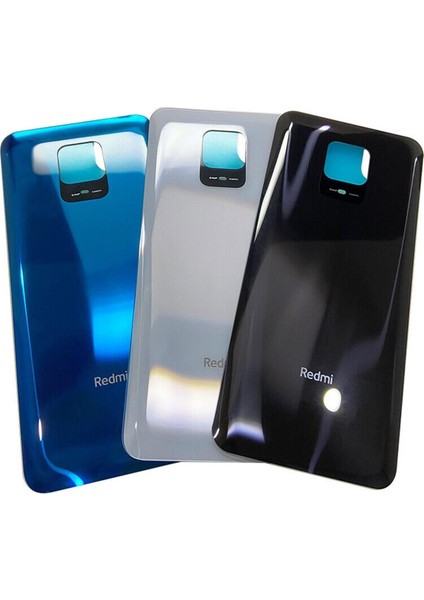 Redmi Uyumlu Note 9s Pil Kapağı Siyah