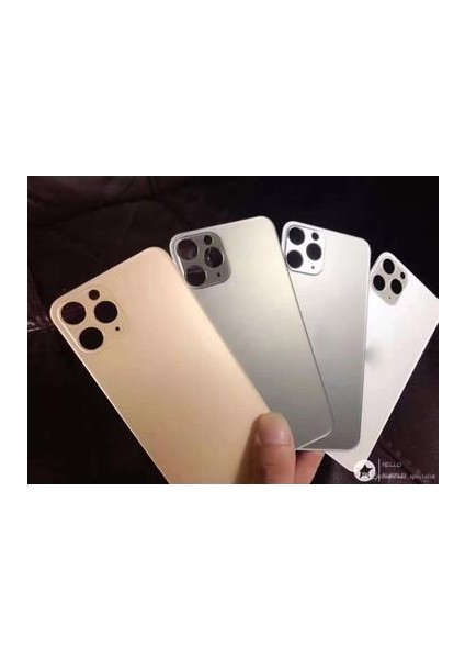 Apple iPhone Uyumlu 11 Pro Max Arka Pil Kapağı Beyaz