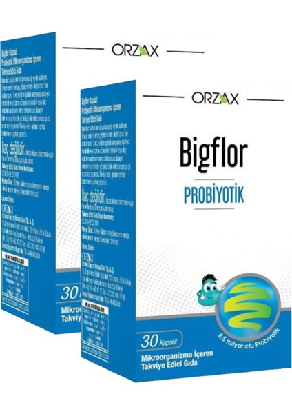 Bigflor Probiyotik 30 Kapsül 2 Adet