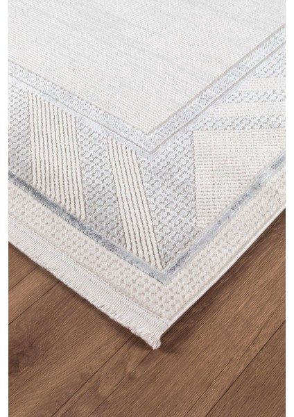 Bienal Vl Saçaklı Modern Dokuma Halı,yüksek Kalite Oturma Odası,salon,mutfak Halısı 8664A-GRI modelleri