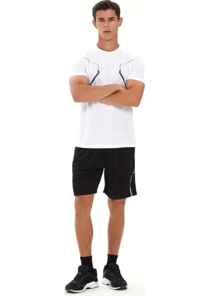 Fusto Mikro Polyester Slim Fit Performans Antrenman Sporcu Erkek Tshirt fırsatları