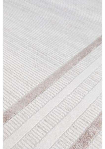 Bienal Vl Saçaklı Modern Dokuma Halı, Oturma Odası,salon,mutfak Halısı 8694A-BEJ fırsatları