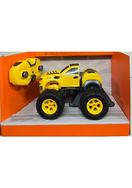 Oyuncak Transformers Bumblebee Uzaktan Kumandalı Robot Olan Sesli Şarjlı Araba Jeep Drift