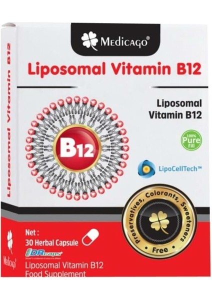 Liposomal Vitamin B12 30 Kapsül