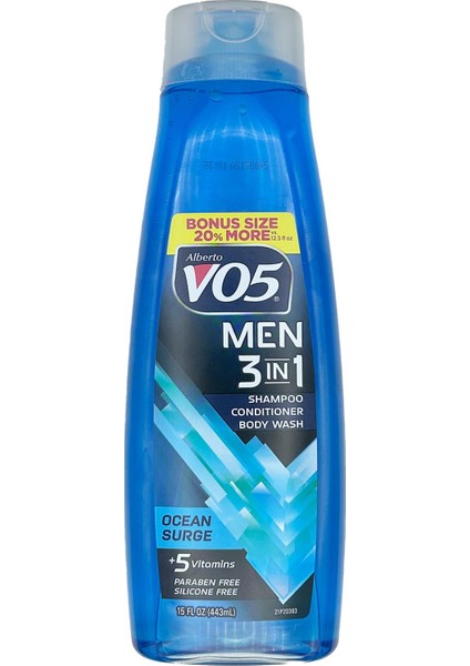 Vo5 Men 3in1 Ocean Surge Şampuan 443 ml
